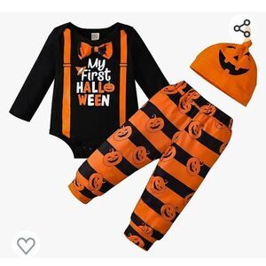 NWT INFANT BOYS MY FIRST HALLOWEEN OUTFIT